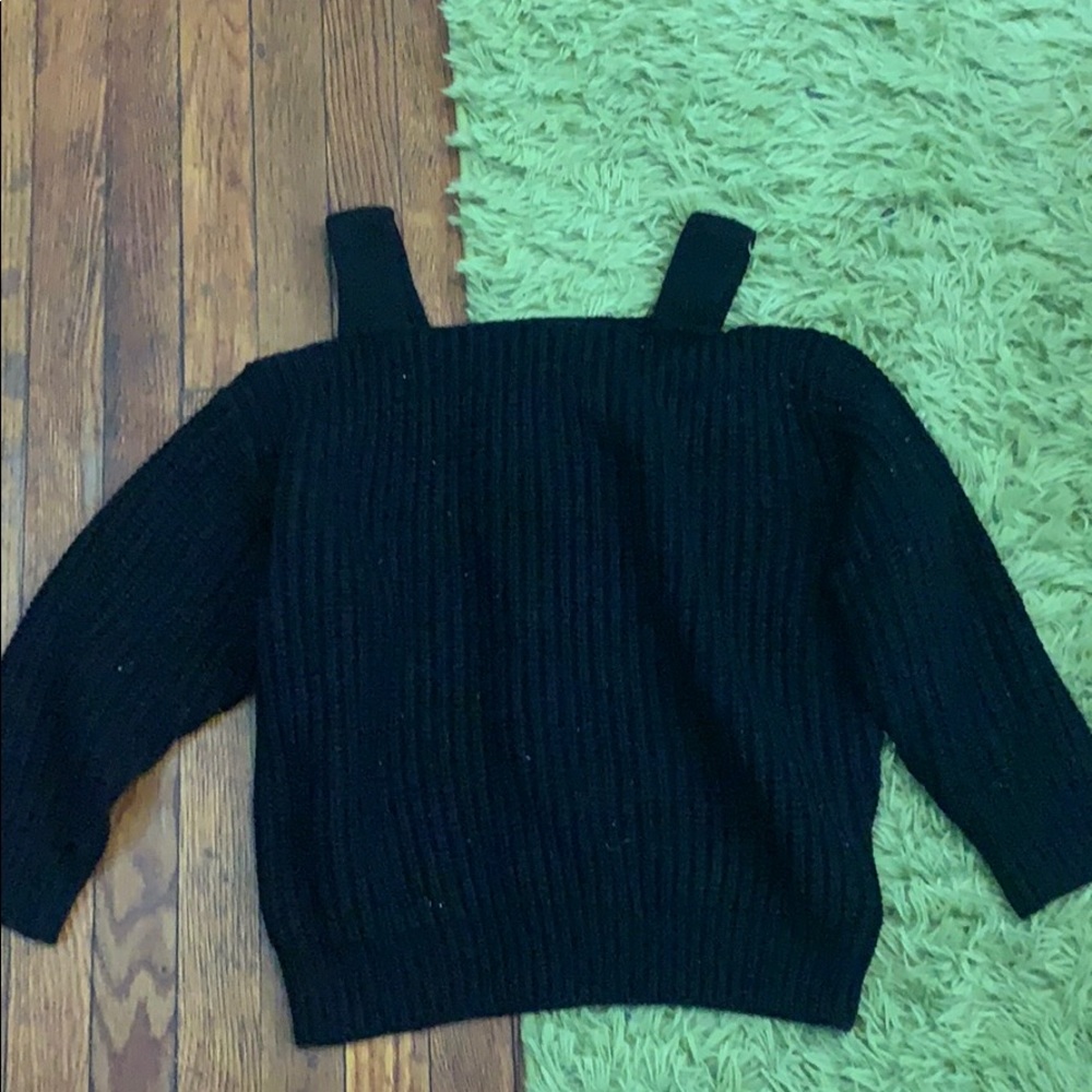 Open Shoulder Sweater